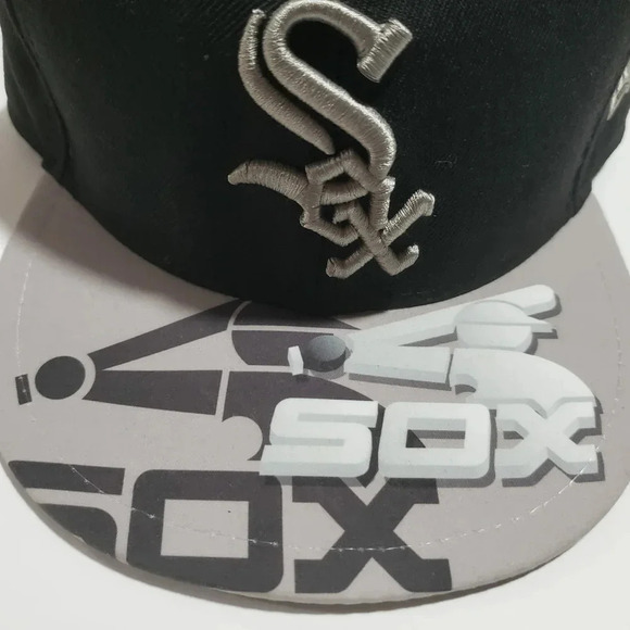 59Fifty/New  Era Mens 7 3/8 Chicago White Sox Fitted Hat - Picture 5 of 8
